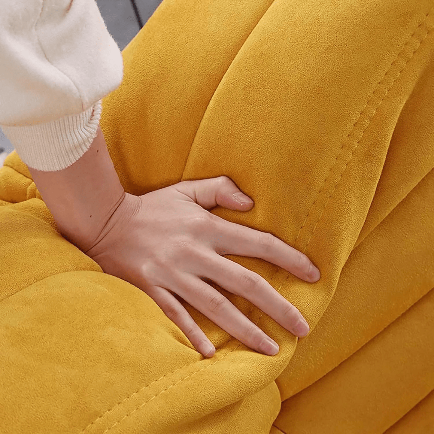 Canapé - CaterpillarSofaStyle™ - Jaune - Maison Symphonie