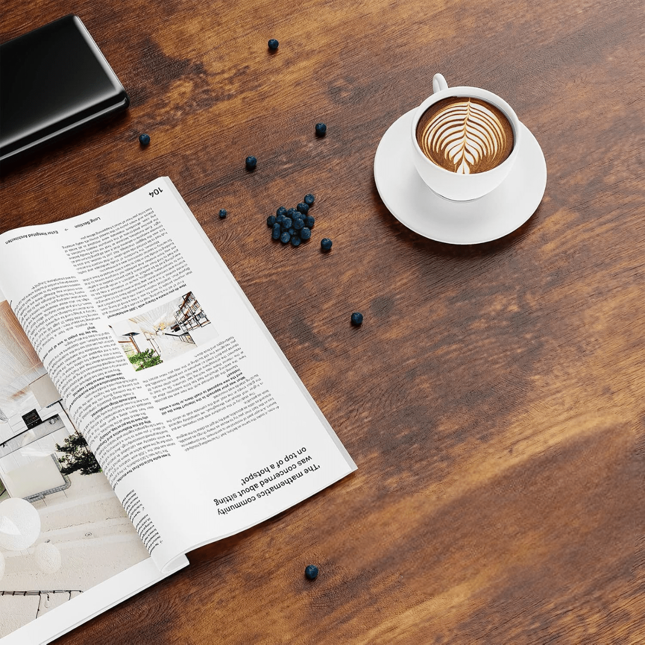 Table Basse - LivingRoomTable™ - Marron - Maison Symphonie