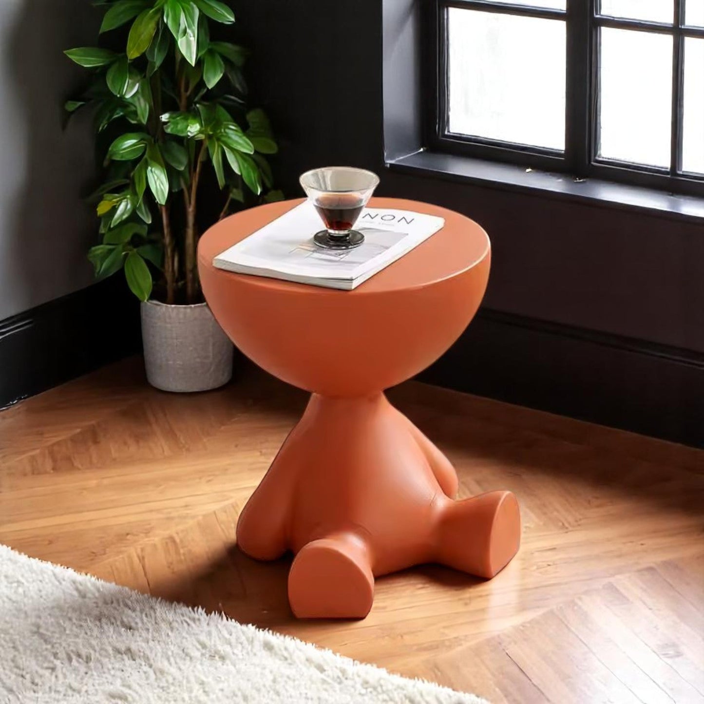 Table d'Appoint - FlatTopMiniTable™ - Rouge - Maison Symphonie
