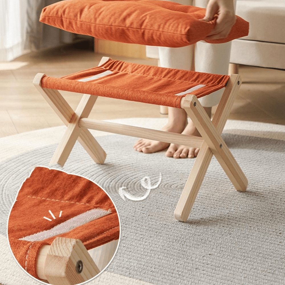 Tabouret Pliable - FoldSit™ - Orange - Maison Symphonie