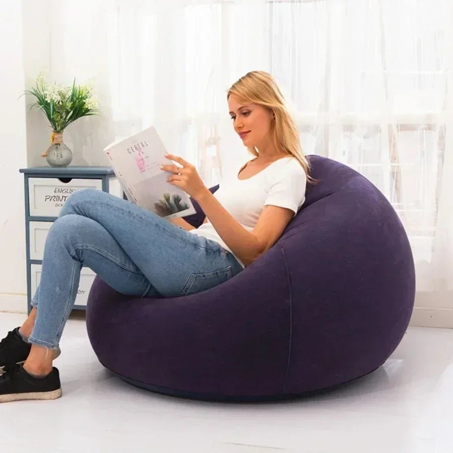 Fauteuil Gonflable - AirLounge™ - Bleu - Maison Symphonie