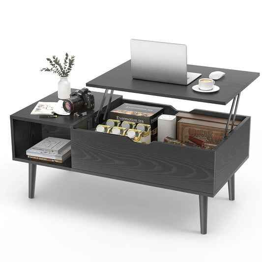 Table Basse - LivingRoomTable™ - Noir - Maison Symphonie