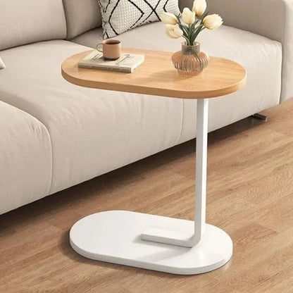 Table d'Appoint - C - shapedSideTable™ - Jaune&blanc - Maison Symphonie