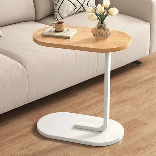 Table d'Appoint - C - shapedSideTable™ - Jaune&blanc - Maison Symphonie