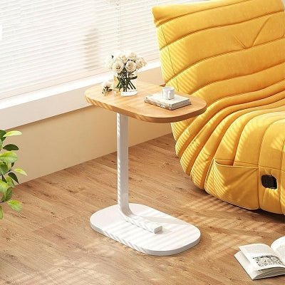Table d'Appoint - C - shapedSideTable™ - Jaune&blanc - Maison Symphonie
