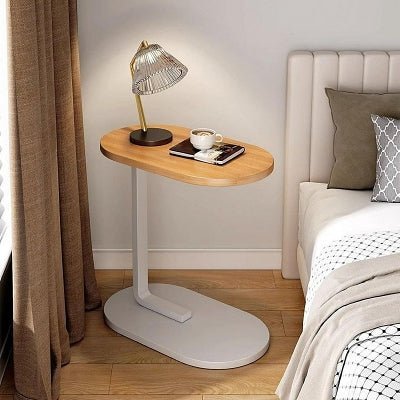 Table d'Appoint - C - shapedSideTable™ - Jaune&blanc - Maison Symphonie