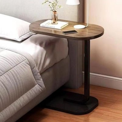 Table d'Appoint - C - shapedSideTable™ - Marron&Blanc - Maison Symphonie