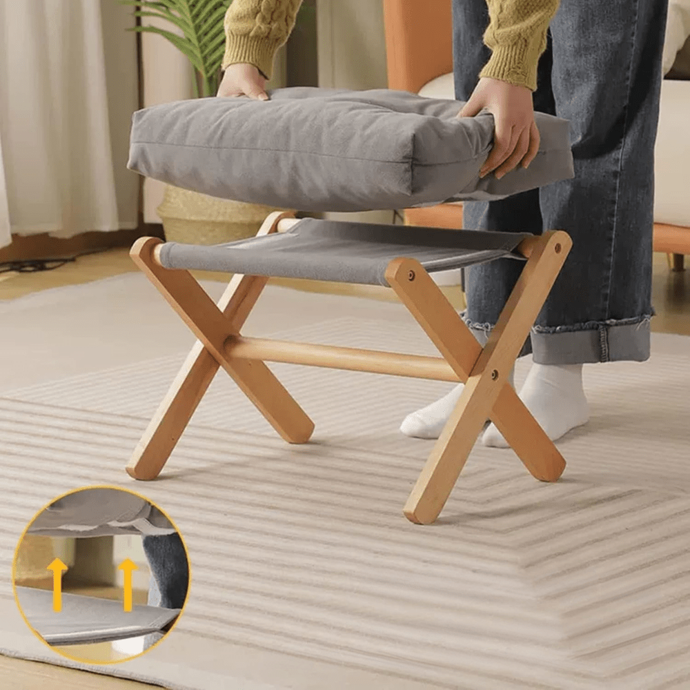 Tabouret Pliable - FoldSit™ - Gris - Maison Symphonie